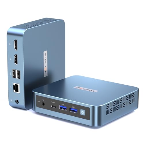Mini PC,Intel 12. Generation Alder Lake-N100 (bis zu 3,4 GHz),8 GB DDR4 RAM,256GB M.2 PCIe SSD, Desktop-Computer mit Unterstützung für USB3.2, WiFi 5, BT4.2 und Win 11 Pro