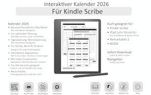 Kalender 2026 Kindle Scribe
